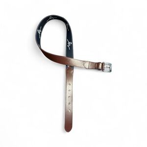 Boston Scott Golf men’s or women’s navy monogram belt with brown trim 36” NWOT